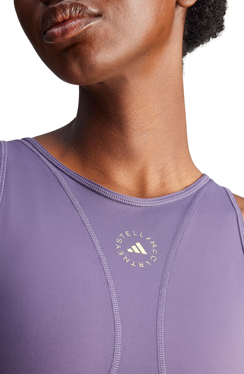 adidas by Stella McCartney TST Crop Tank, Alternate, color, Trace Purple