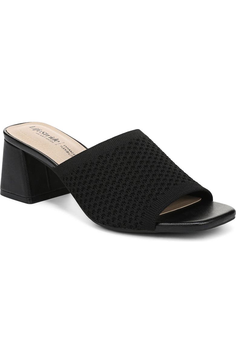 LifeStride Colette Slide Sandal, Main, color, Black