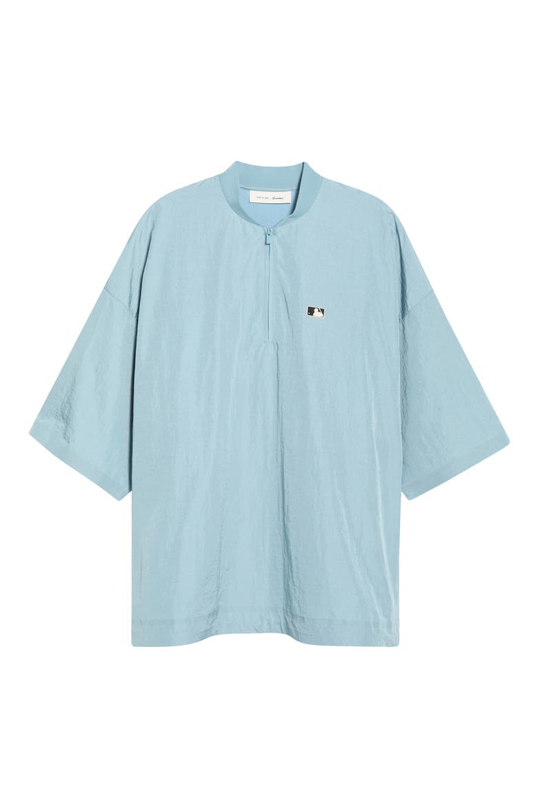 MLB Three-Quarter-Sleeve Pullover, Alternate, color, STONE BLUE