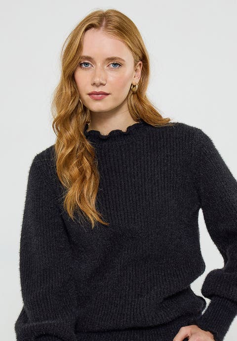 Lofty Mockneck Sweater (plus)