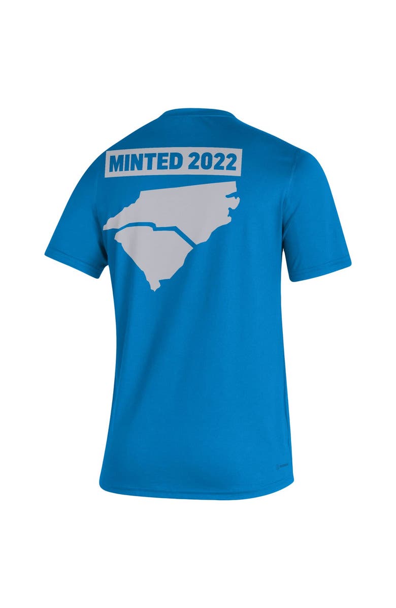 adidas Men's adidas Blue Charlotte FC Jersey Hook AEROREADY T-Shirt, Alternate, color, 