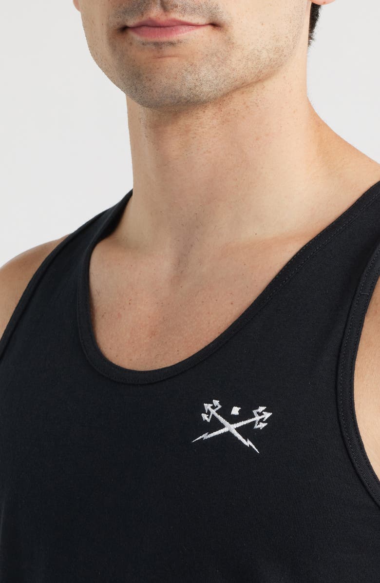 DARK SEAS Go-To II Stock Cotton Tank, Alternate, color, Black