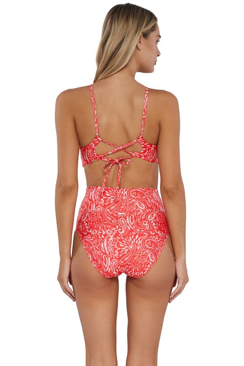 SUNSETS SUNSETS HANNAH HIGH WAIST BIKINI SWIM BOTTOMS