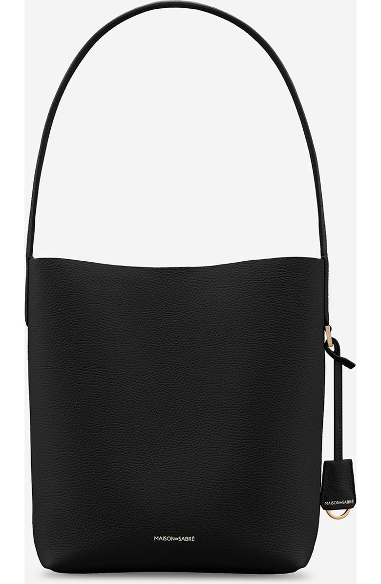 MAISON de SABRÉ The Bucket Soft Tote, Main, color, Rouge Noir