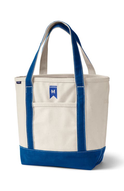 Open Top Canvas Tote Bag
