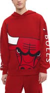 TOMMY JEANS Men's Tommy Jeans Red Chicago Bulls Kenny Pullover Hoodie