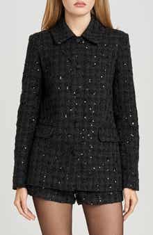 WAYF x Sara Walker Andie Sequin Tweed Jacket