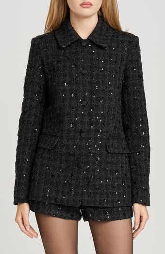 WAYF x Sara Walker Andie Sequin Tweed Jacket