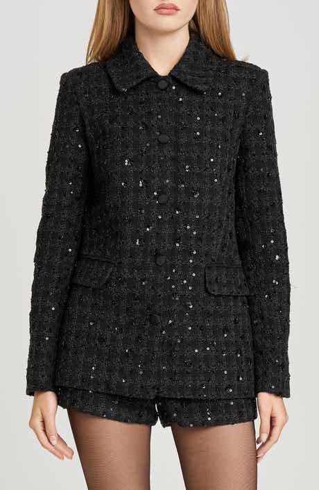 WAYF x Sara Walker Andie Sequin Tweed Jacket