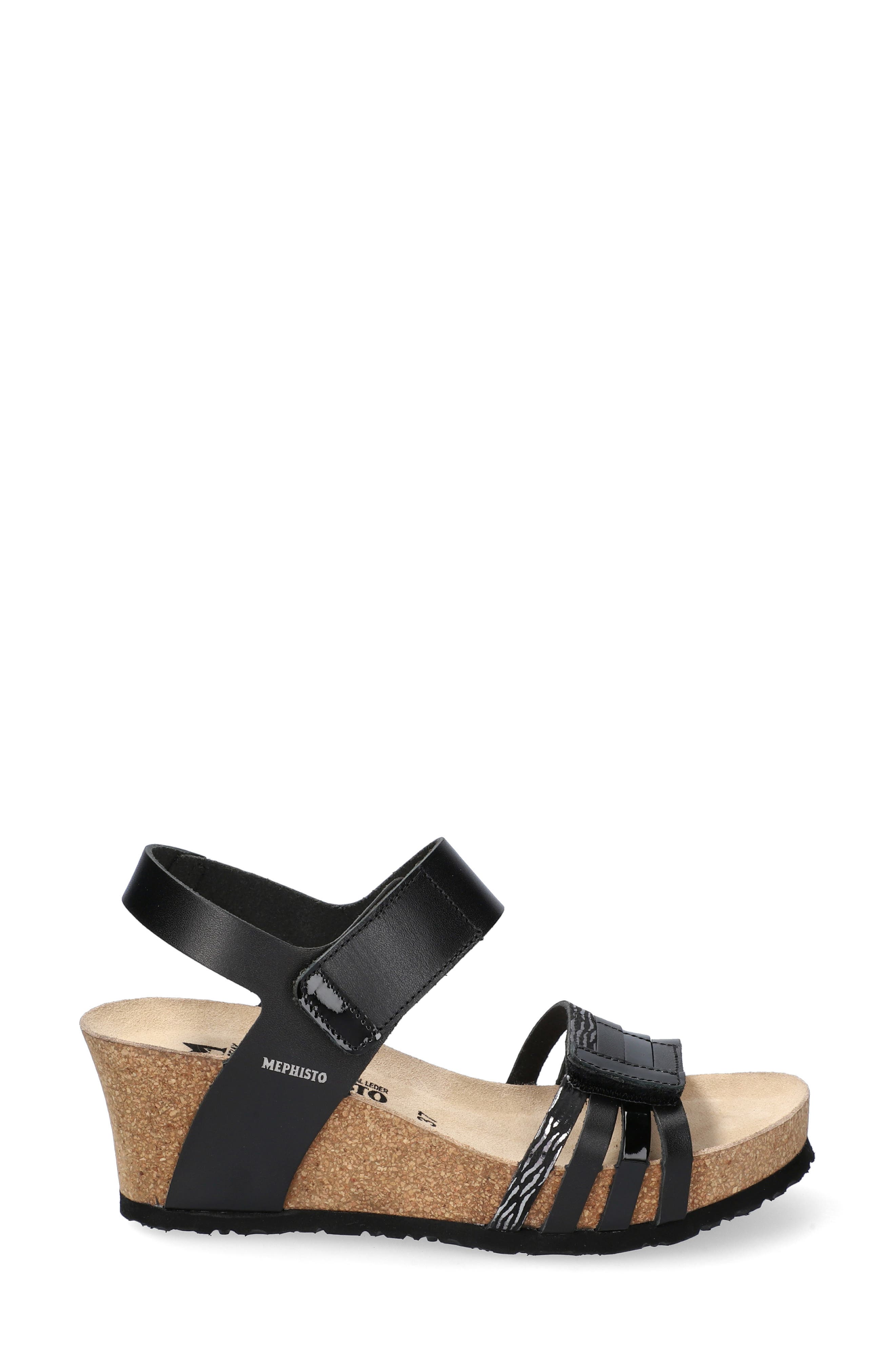 Mephisto Lucia Wedge Sandal, Alternate, color, 