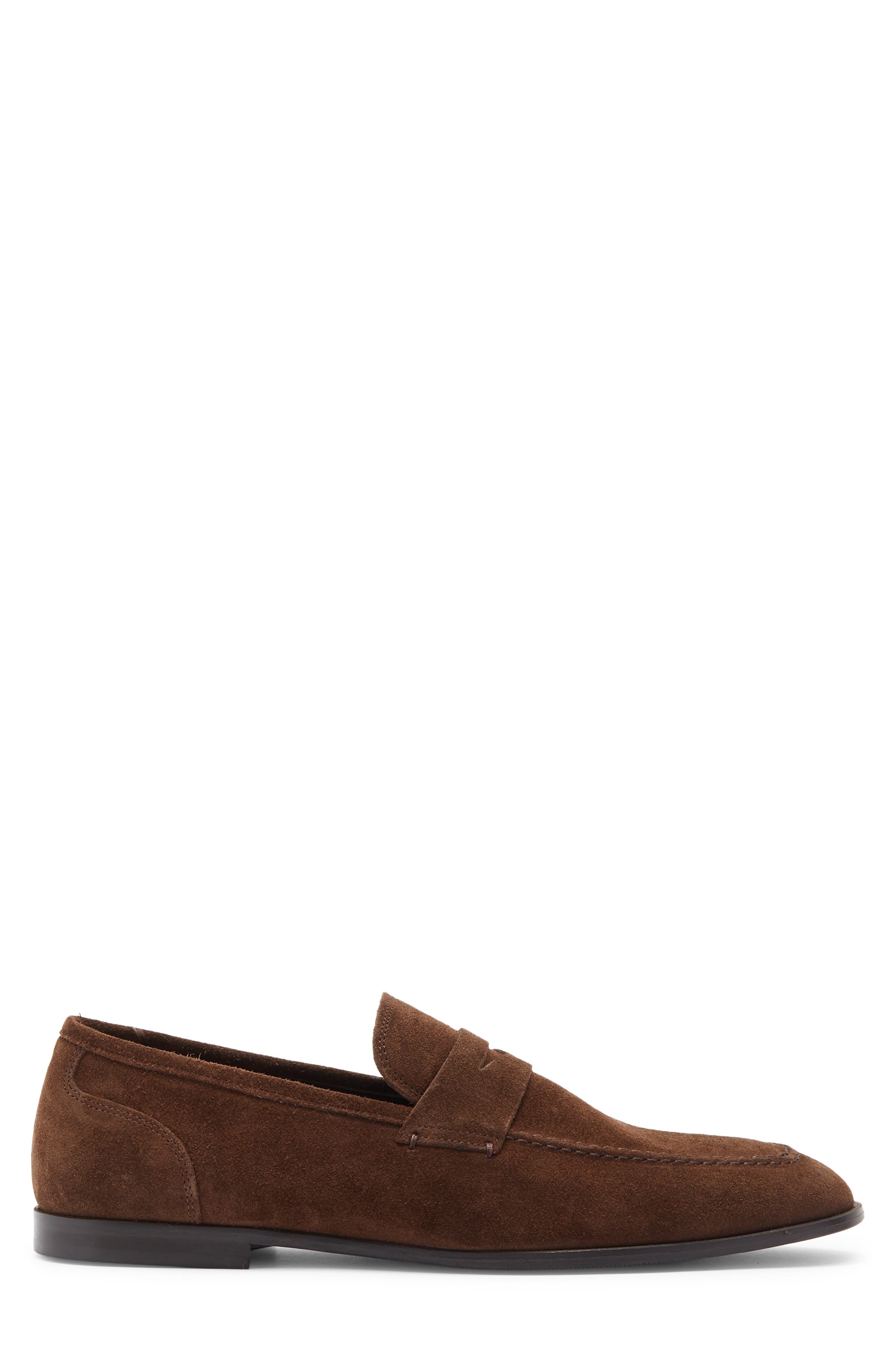 Brazil Penny Loafer, Alternate, color, SUEDE MOKA