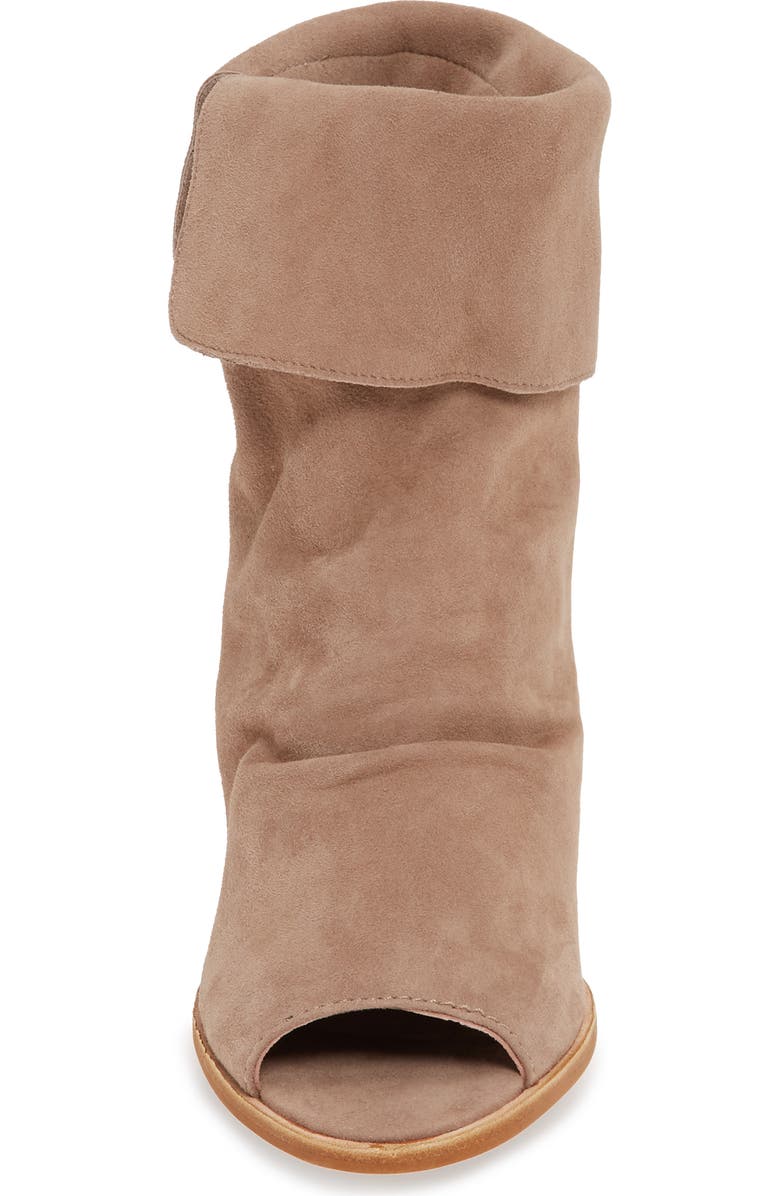 42 Gold Ramada Peep Toe Bootie, Alternate, color, Silver Taupe Suede