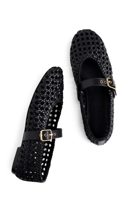 Madewell The Remy Mary Jane Flat In True Black