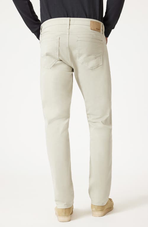 Mavi Jeans Zach Straight Leg Twill Pants In White