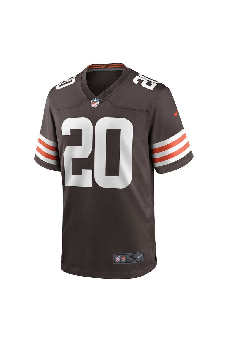 Men's Nike Gregory Newsome II Brown Cleveland Browns 2021 NFL Draft First Round Pick Game Jersey, Alternate, color, Brown