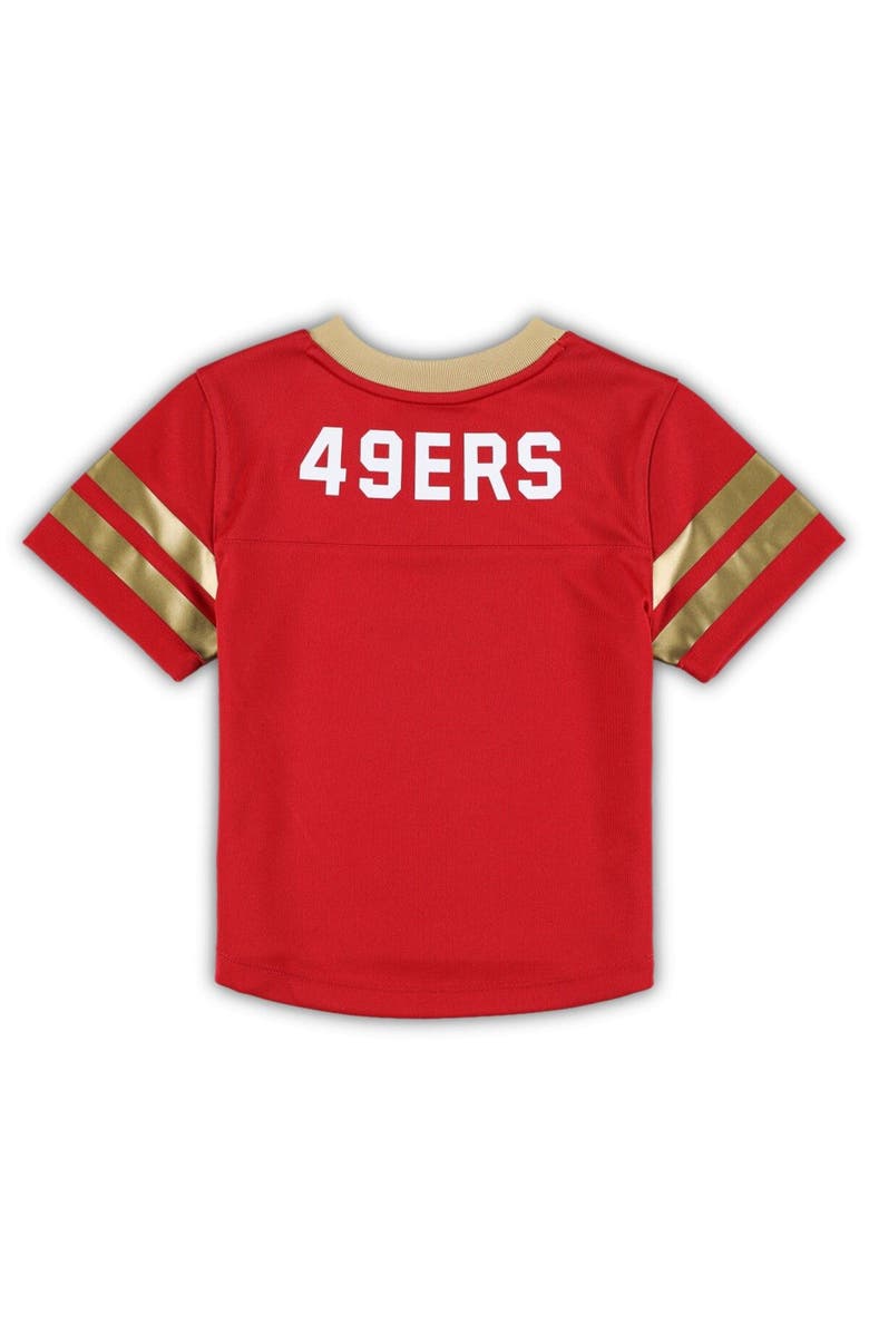 Outerstuff Toddler Scarlet San Francisco 49ers Red Zone Jersey & Pants Set, Alternate, color,