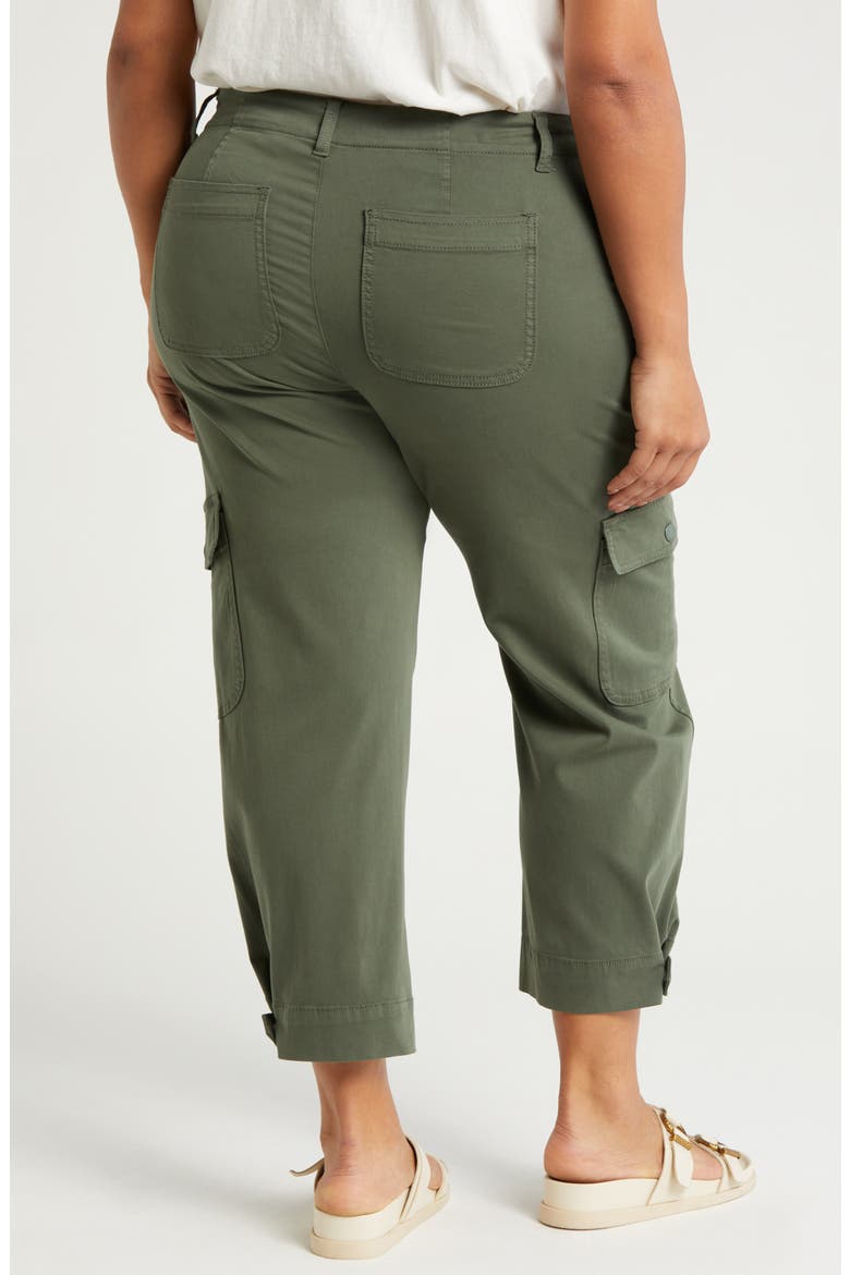 Utility Crop Cargo Pants, Alternate, color, MOSS GREEN