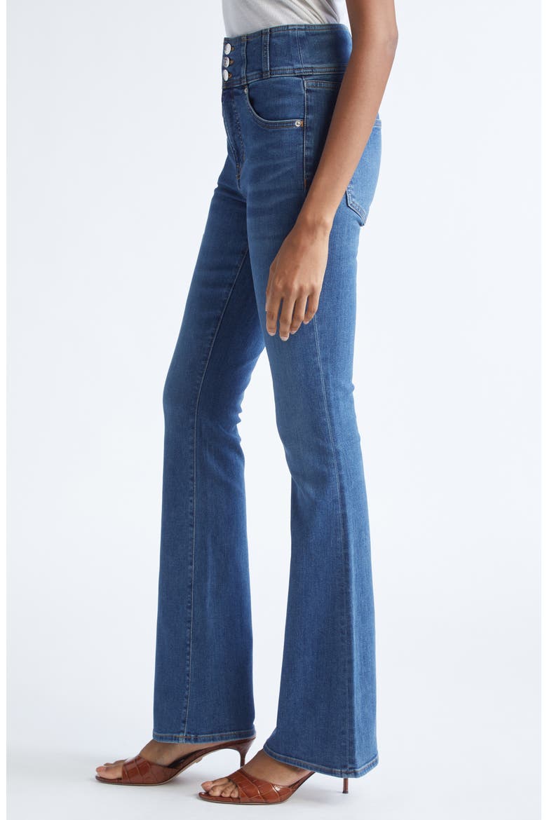 Beverly High Waist Skinny Flare Jeans, Alternate, color, VINTAGE RAIN