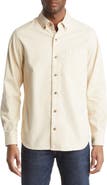 Schott NYC Heather Flannel Long Sleeve Button-Up Shirt