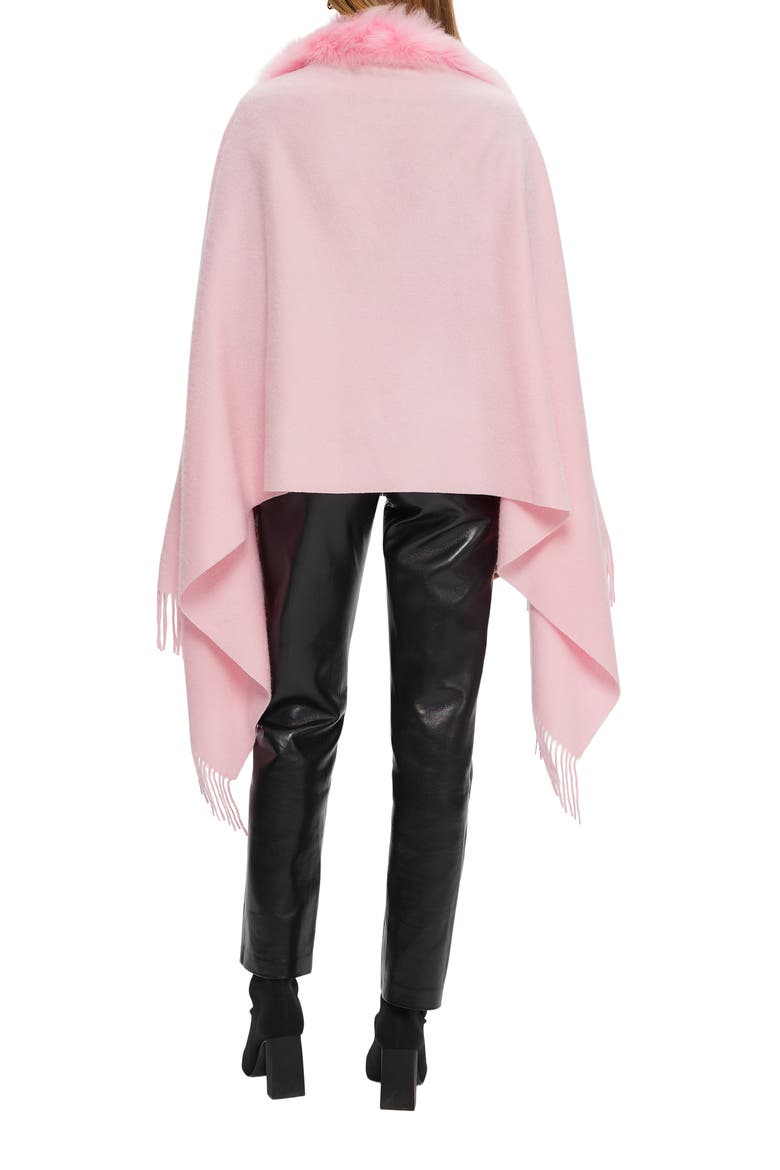 Cashmere Stole With Trim, Alternate, color, LIGHT PINK