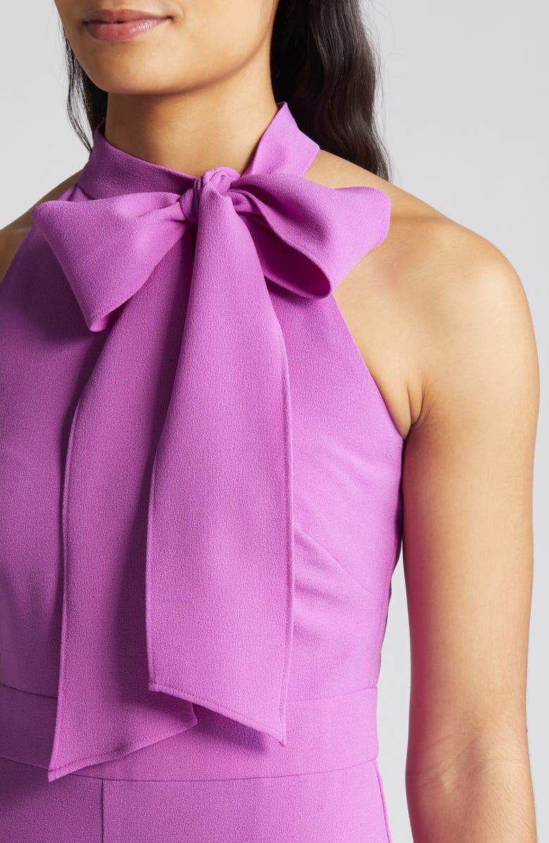 Vince Camuto Bow Sleeeveless Crepe Jumpsuit, Alternate, color, 