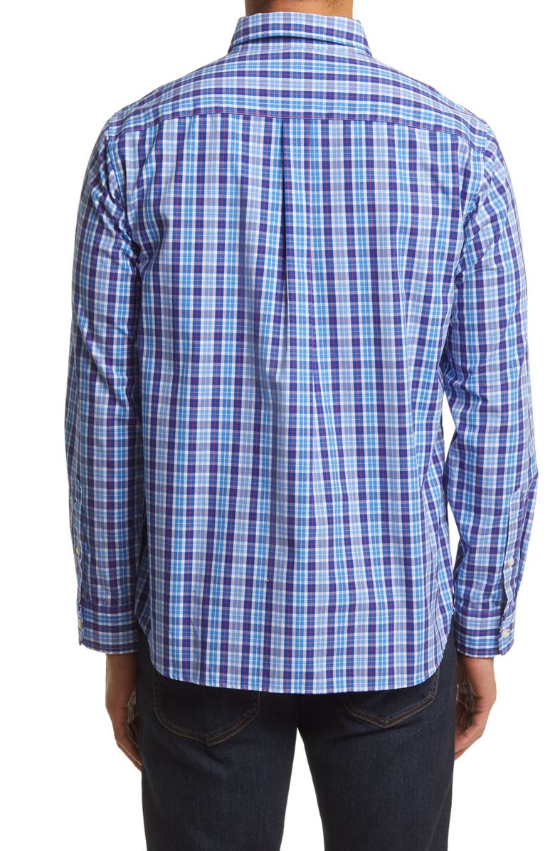 vineyard vines Tattersall Classic Fit Stretch Poplin Button-Down Shirt, Alternate, color,