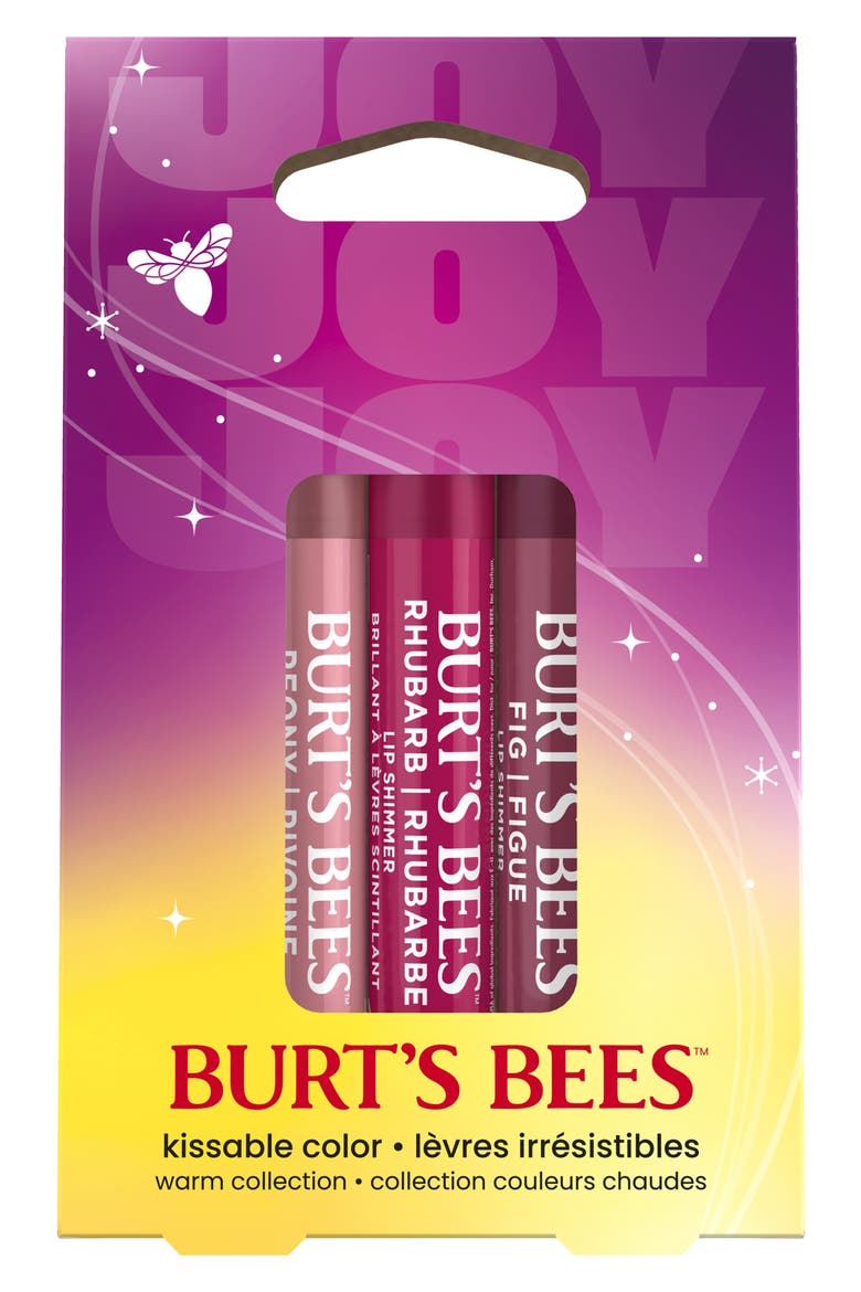 Kissable Color Warm Collection Lip Shimmer 3-Piece Set, Alternate, color, NO COLOR