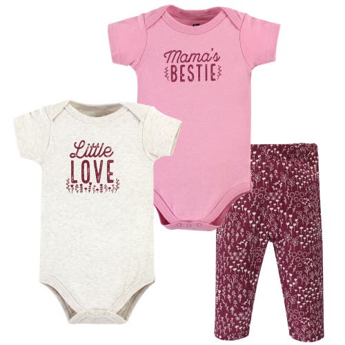 Hudson Baby 2 Bodysuits And Pant In Multi