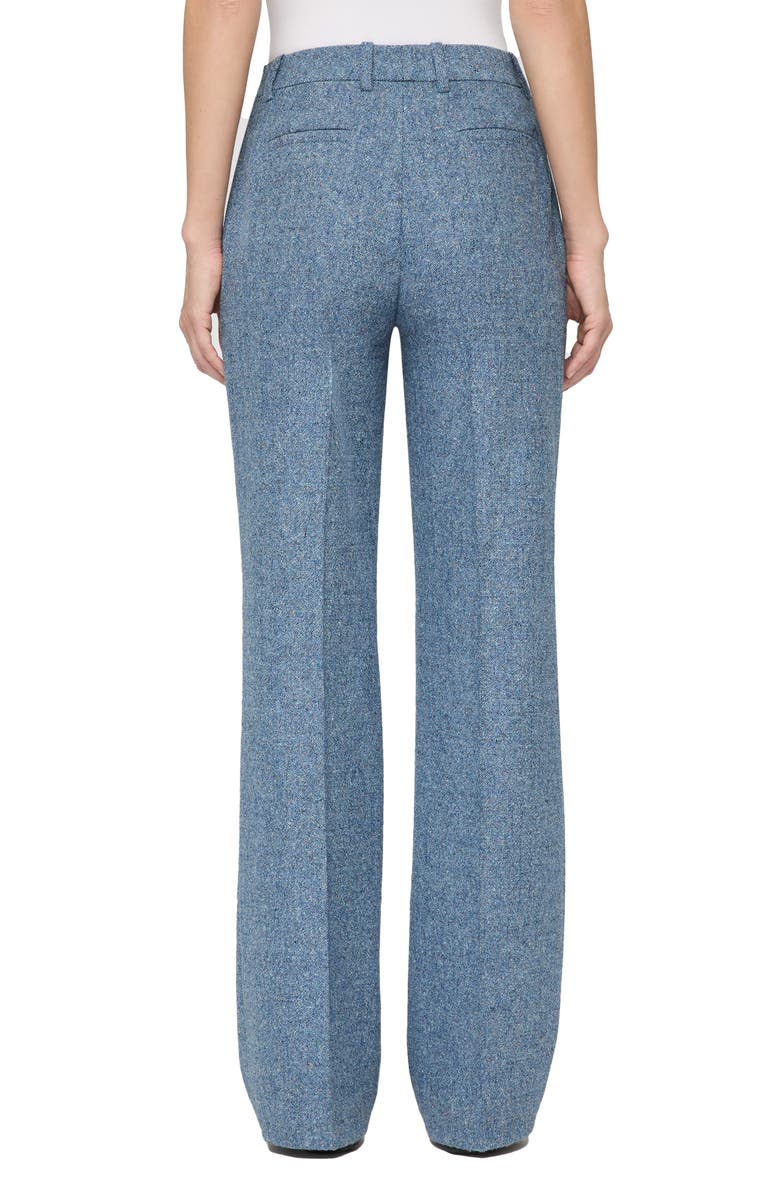 Lafayette 148 New York Gates Donegal Tweed Straight Leg Pants, Alternate, color, Bluebell Multi