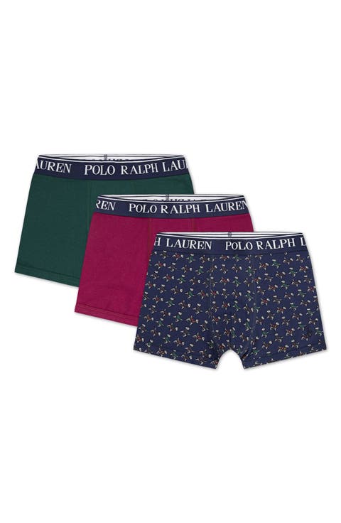 Kids' Assorted 3-Pack Stretch Cotton Boxers (Big Kid)