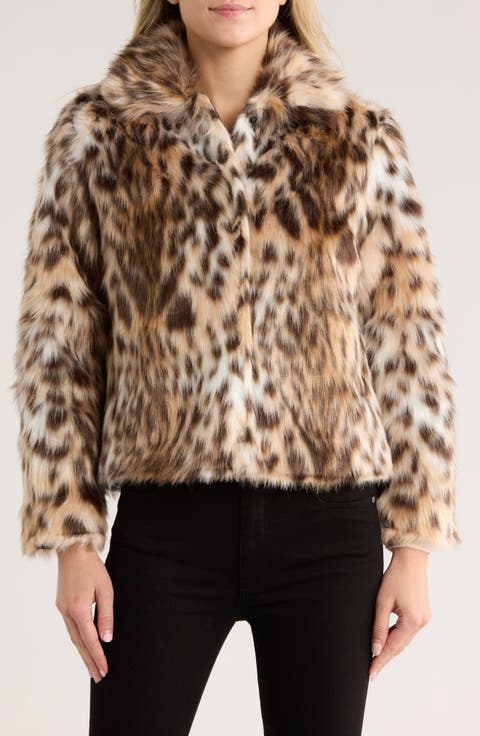 Leopard Faux Fur Jacket