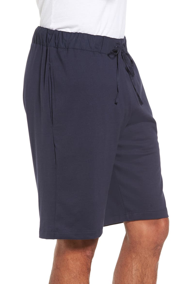 Night and Day Cotton Knit Drawstring Shorts, Alternate, color, BLACK IRIS