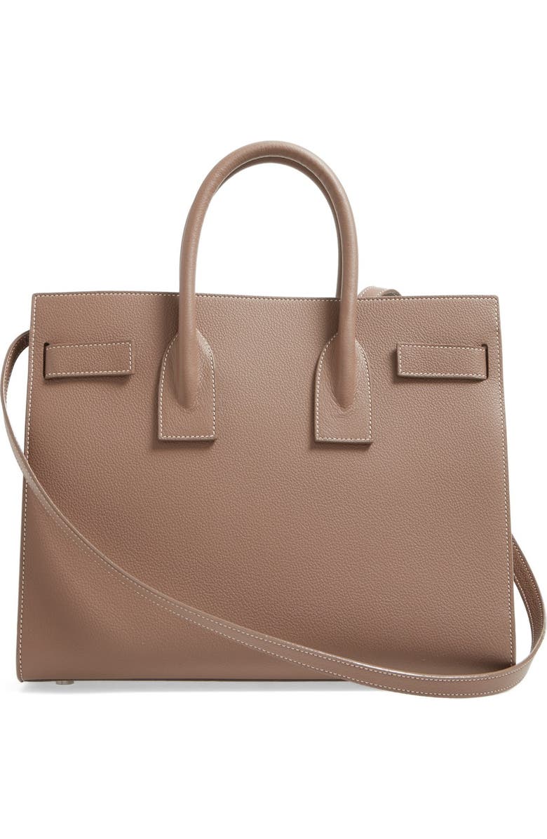 Saint Laurent Small Sac de Jour Calfskin Leather Tote, Alternate, color,