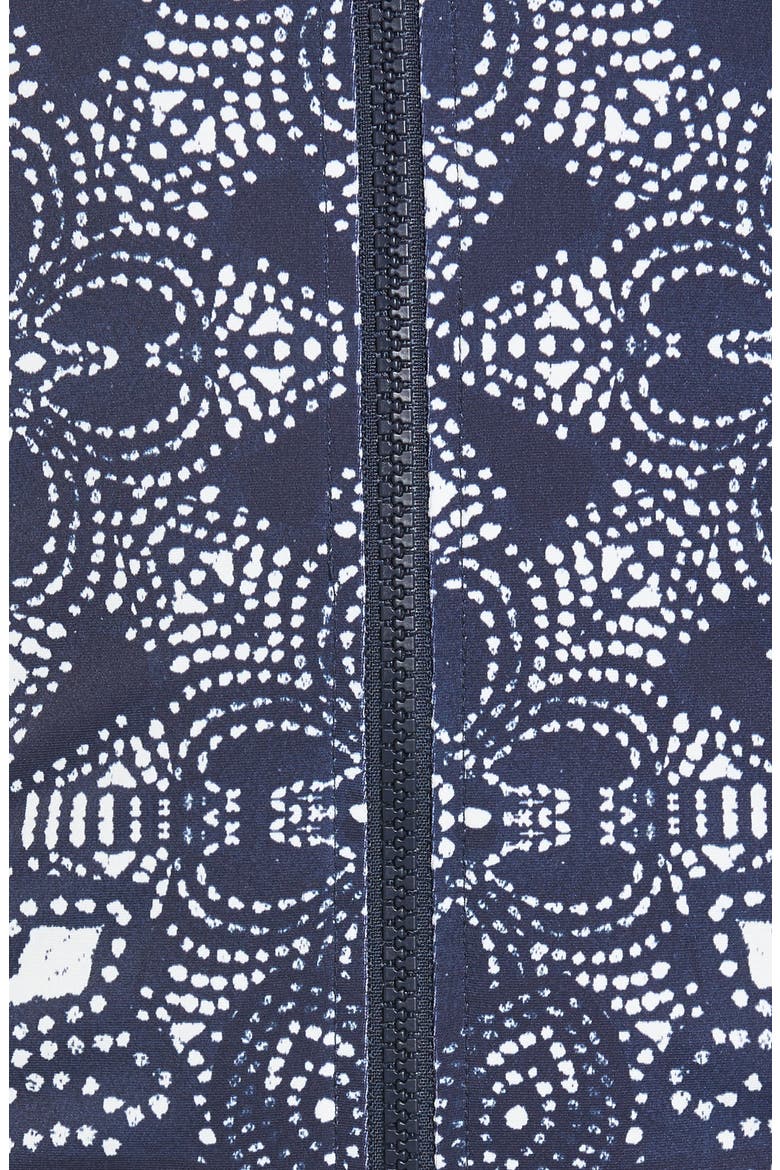 Nighthawk Front Zip Rashguard, Alternate, color, NAVY