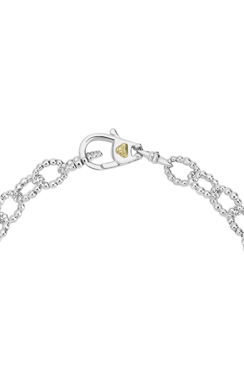 LAGOS Caviar Lux Diamond Pavé Link Bracelet, Alternate, color,