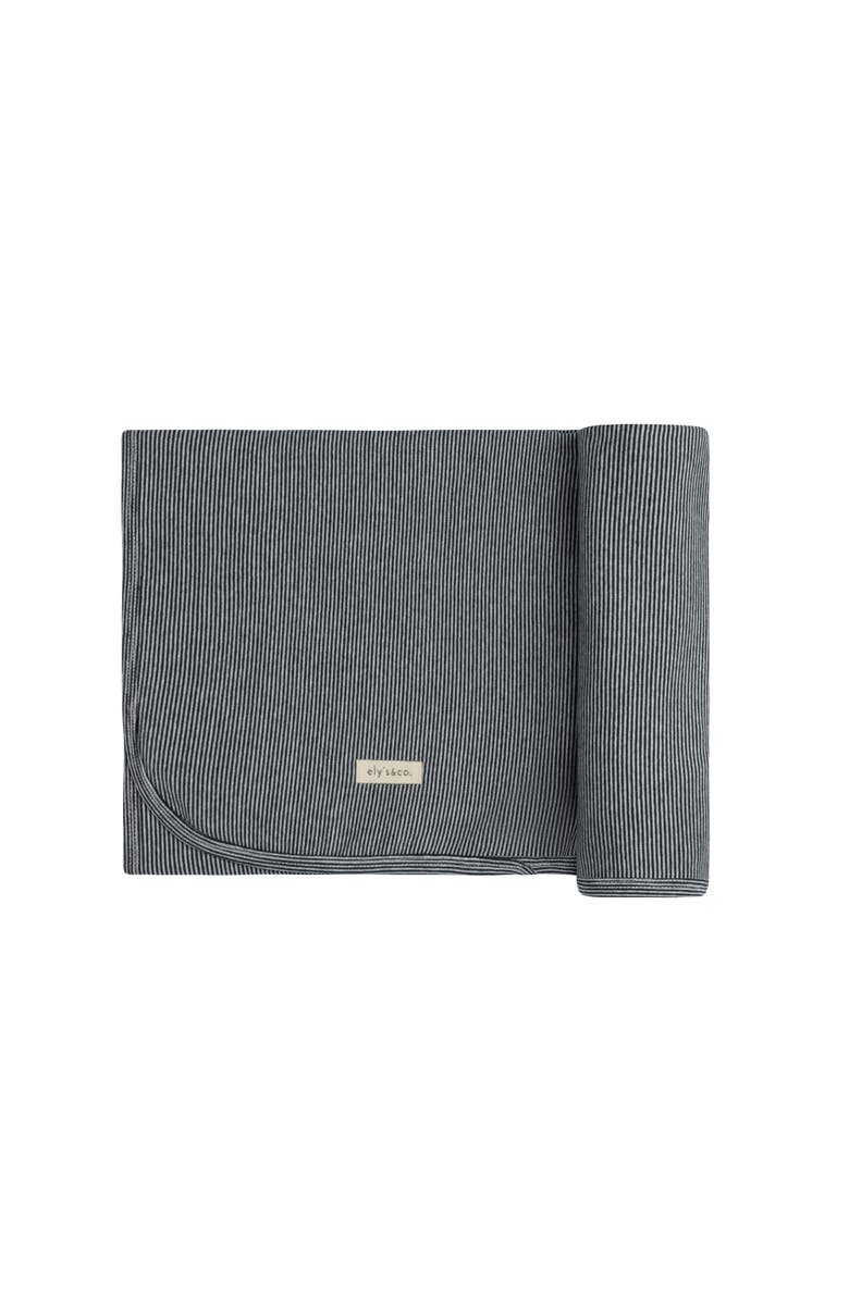 Ely's & Co. French Terry Autumn Kids Collection - Blanket, Main, color, Ivory/Blue