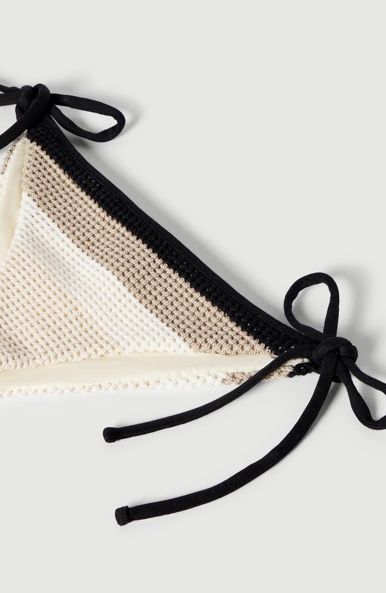 Brunello Cucinelli Net knit bikini bottoms, Alternate, color, Multicoloured