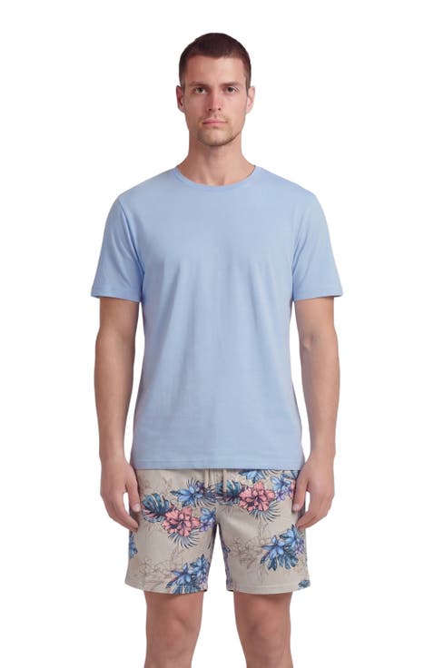 Exotic Floral Mens Lounge Short
