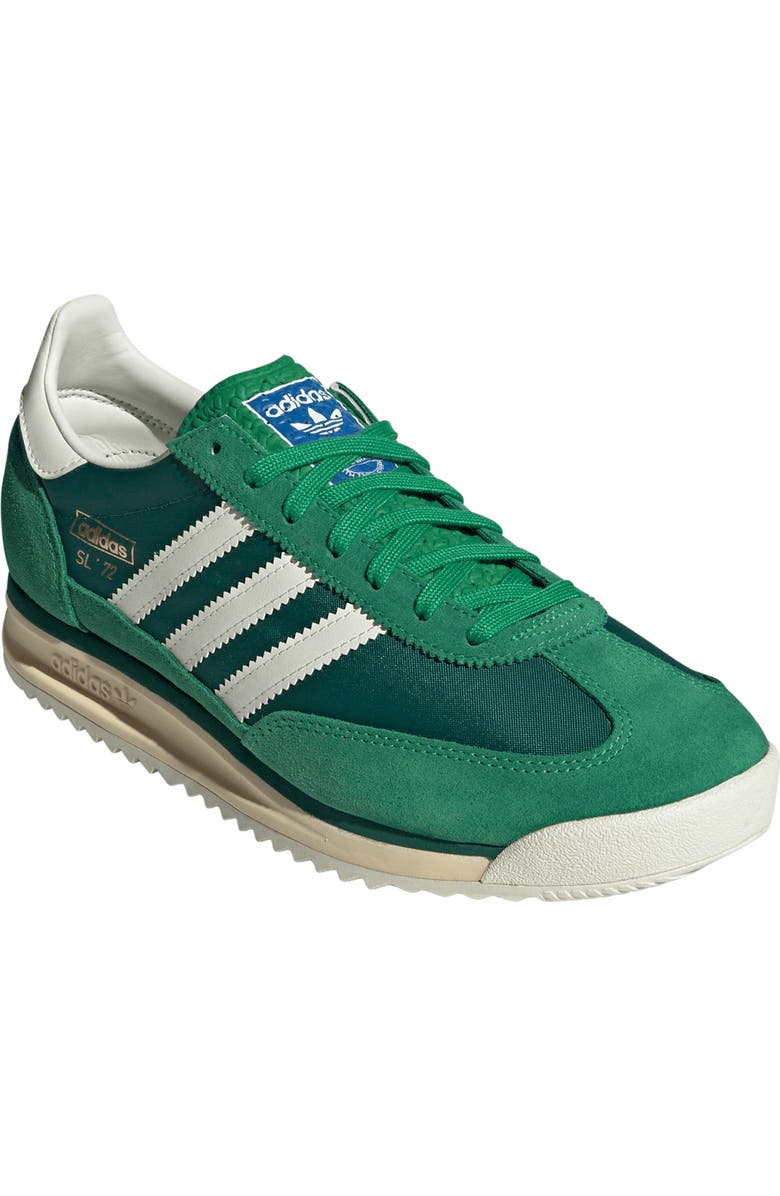 adidas Gender Inclusive SL 72 RS Sneaker, Main, color, Green/White/Collegiate Green