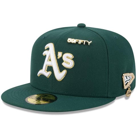 Men's New Era  Dark Green Athletics 2025 59FIFTY Day 59FIFTY Fitted Hat with Pins