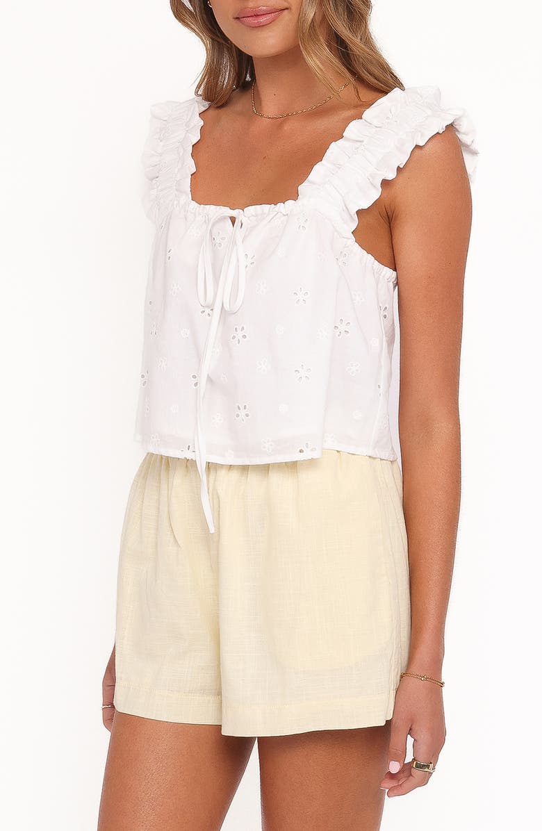 Petal & Pup Marnie Square Neck Top, Alternate, color, White