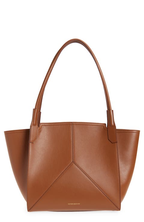 Small Victoria Leather Tote