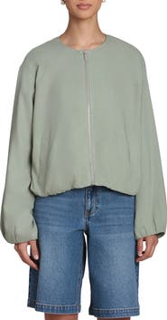 Bagatelle Bubble Sleeve Full Zip Jacket