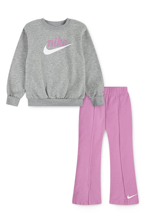 Kids' New Impressions Crewneck Top & Flared Leggings Set (Little Kid)