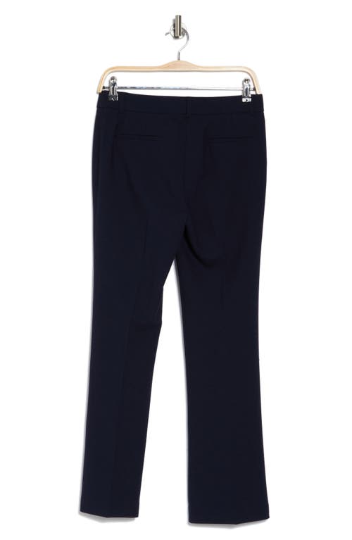 Amanda & Chelsea Ari Straight Leg Ponte Pants In Navy