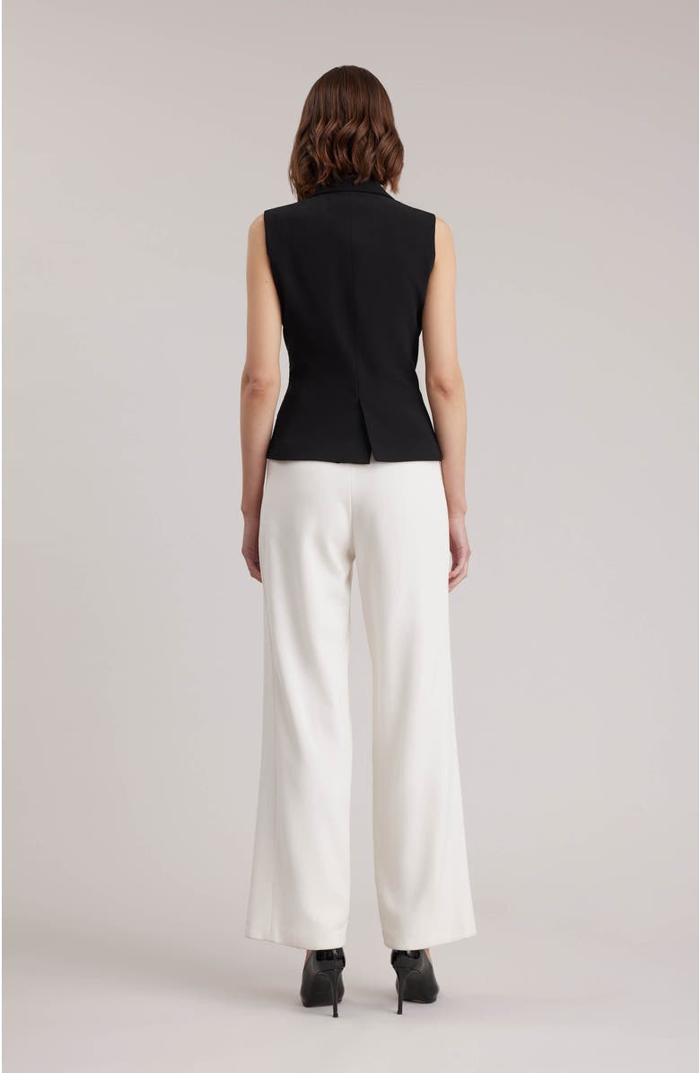 Anne Fontaine Varly Vest, Alternate, color, Black