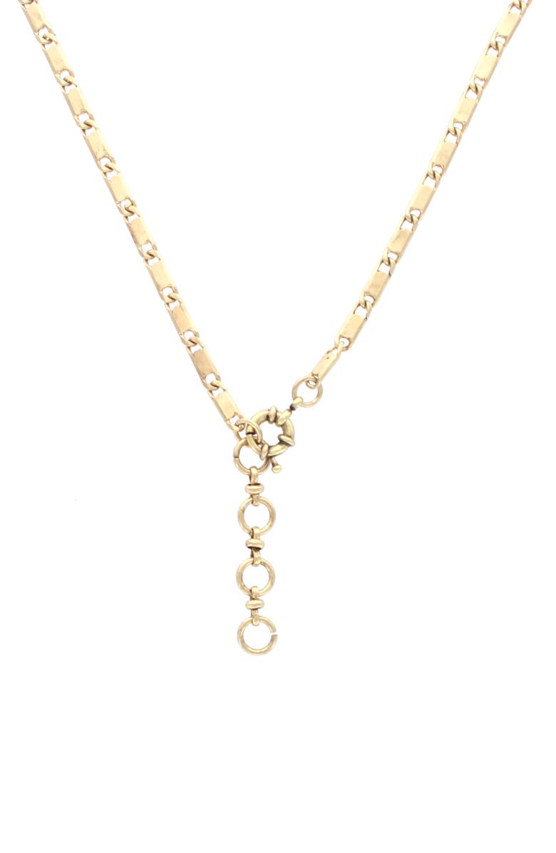 OLIVIA WELLES Fringe Fantasy Necklace, Alternate, color, Gold / Pink