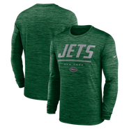 Nike Men's Nike Green New York Jets Sideline Offensive Transition Velocity Dri-FIT Long Sleeve T-Shirt