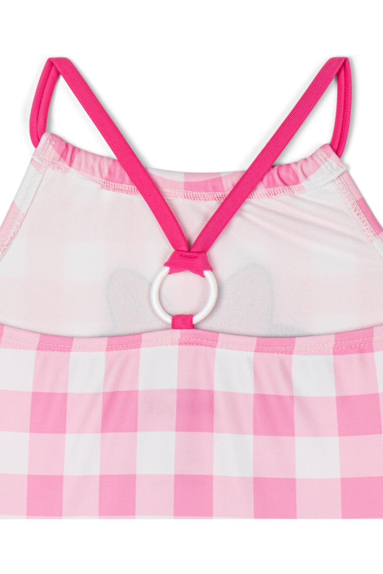 Minnie Mouse One Piece Bathing Suit, Alternate, color, Minnie Pink Tie Dye