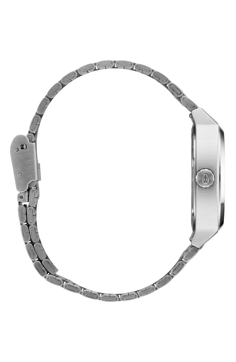 Nixon The Medium Time Teller Bracelet Watch, 31mm, Alternate, color, Silver / Pink